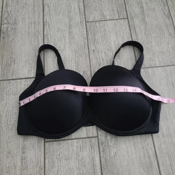 Soma Stunning Support Full Coverage Bra Solid Black Women's Size 40G - Picture 6 of 11